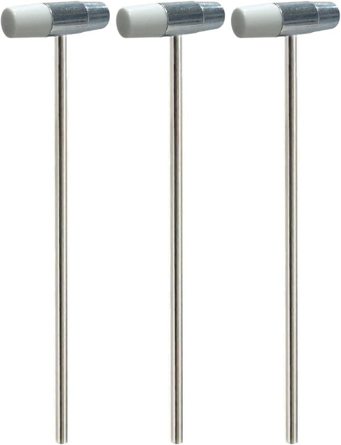 Lightweight Small Hammer, 6.6" Craft Hammer for Toy Building Projects, Jewelry, Woodworking, DIY, 3 Pcs