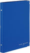 Kokuyo Color Palette Metal Round Ring Binder, B5-S, 26 Holes, Blue, 100 Sheets, Japan Import