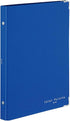 Kokuyo Color Palette Metal Round Ring Binder, B5-S, 26 Holes, Blue, 100 Sheets, Japan Import