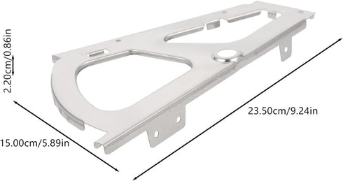 Garneck Shoe Cabinet Flip Frame Metal Hinges Practical Shoe Rack Drawer Bracket Stainless Steel Single Layer