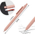 Quick Dry Gel Ink Pens, Fine Point Retractable Roller Ball Pens for Journaling, 5 Colors, 5 Black Refills