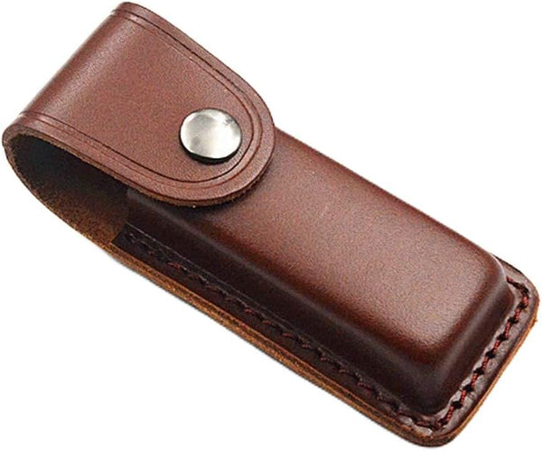 Snap Fastener Hunt Holder Pocket Knife Sheath, Artificial Leather Multi Tool Case for Outdoor Camping