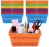 Odowalker 36 Pack Mini Storage Baskets Bins, Colorful Crayon Pencil Container Storage Trays,