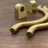 SANCHAKOU 2 Pack 95Mm Cabinet Furniture Knobs Bedside Table Drawer Handle Brass Chinese Style Desk Brass Round Stick