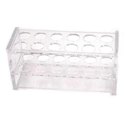 Two Layers Plastic Test Tubes Rack with 12 Sockets for 25ml Centrifuge Tubes