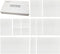 Transparent Sticky Notes 650 Sheets, Clear See Through Invisible Translucent Sticky Notes for School Office