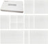 Transparent Sticky Notes 650 Sheets, Clear See Through Invisible Translucent Sticky Notes for School Office