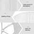 E27 Bulb 5.51X4.92X3.54In Hemobllo Stylish Cloth Lampshade Clip-on Lamp Cover for Lightweight Bedroom Table Floor Lamp