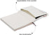 B5 College Ruled Notebooks, 2 Pack, 376 Numbered Pages, 100gsm Thick Lined Paper, Soft PU Leather Cover, 7.6 x 10 inch,