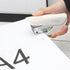 Effortless Heavy Duty Office Stapler, Small White Stapler, 20 Sheet Capacity for Desk, Low Force