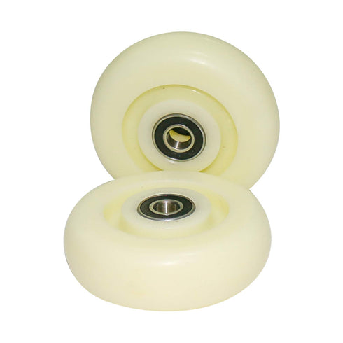 URBEST Heavy Duty Push Cart Wheels, 4 Inch PU Caster Wheels Repair Kits for Platform Trucks up to 265 Pounds