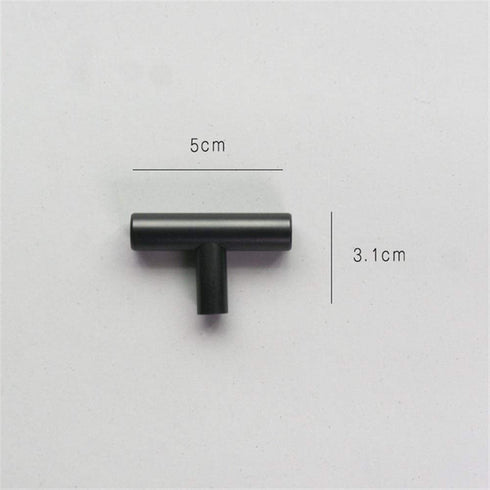 HAOWwW Closet,Black (NO.698 Dressing Table Handle, Simple Handle,Shoe Cabinet, Wine Cabinet Handle, Cabinet Gold Pull