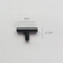 HAOWwW Closet,Black (NO.698 Dressing Table Handle, Simple Handle,Shoe Cabinet, Wine Cabinet Handle, Cabinet Gold Pull