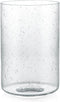 Skelang Seeded Lip-less Glass Lamp Shade, Cylindrical Light Cover with Fitter Opening, Replacement