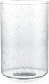 Skelang Seeded Lip-less Glass Lamp Shade, Cylindrical Light Cover with Fitter Opening, Replacement