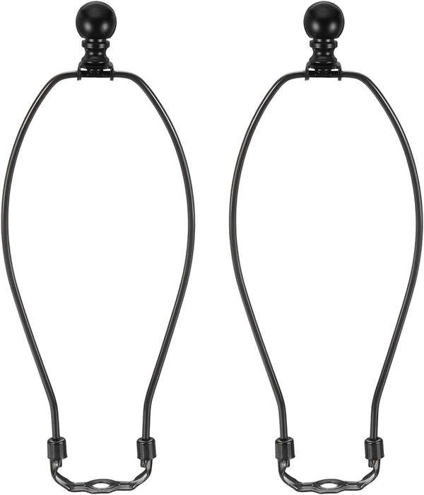 PATIKIL 11" Lamp Harp Kit with Finial, 2 Set Detachable Shade Bracket
