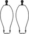 PATIKIL 11" Lamp Harp Kit with Finial, 2 Set Detachable Shade Bracket