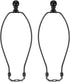 PATIKIL 11" Lamp Harp Kit with Finial, 2 Set Detachable Shade Bracket