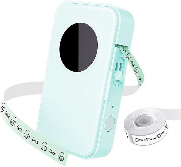 Phomemo Label Maker Machine with Tape, D35 Portable Bluetooth Handheld Label Printer, Wireless Mini Labels Maker,