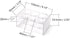Othmro 2Pcs 40mm Clear Test Tube Racks - 6 Positions for Laboratory and Party Favors