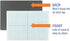 Pack of 25 Dry Erase Lapboards with Grid Lines, 9x12 Graph Whiteboard Set for Student Classroom Learning
