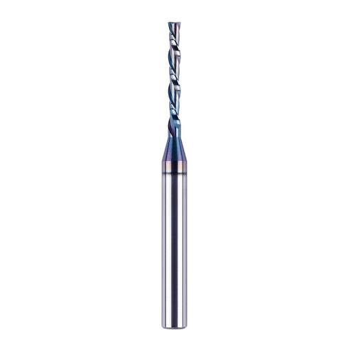 SpeTool 1/8 Inch Spiral Downcut Router Bit 1/4 Inch Shank Extra Long