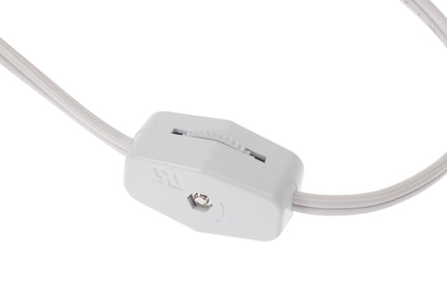 Replacement Clip in Lamp Cord for Christmas Village House, Includes Clear Light Bulb, Single Light