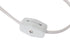 Replacement Clip in Lamp Cord for Christmas Village House, Includes Clear Light Bulb, Single Light