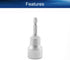 Utoolmart 1/4" Quick-Change Hex Shank 17mm Impact Nut Driver Drill Bit Tool