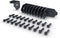Ozco Building Products 56617 Laredo Sunset 2-inch Rafter Clips, Black (10 per Pack)