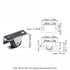 BE-TOOL 2 PCS Quiet Rolling TPE Caster, Space-Saving for Lightweight Shelves, Tray Carts & Mini Coffee Tables