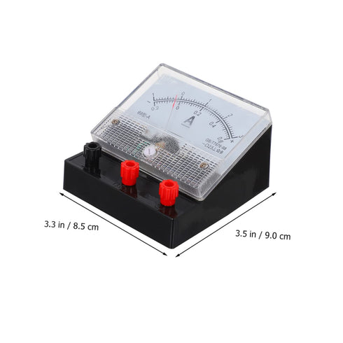 ULTECHNOVO 2pcs Physics Lab Apparatus, Plastic Ammeters 6A DC Amp Meter, Laboratory Accessories for Experiments