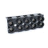 Sscon Dual Rows Terminal Block - 500V 60A 5 Position Screw Terminal Electrical Barrier Strip Block JX5-6005, 1 Pack