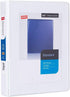 Staples 580931 1-Inch Standard Mini View Binder, 5-1/2-Inch x 8-1/2-Inch, Round Rings, White
