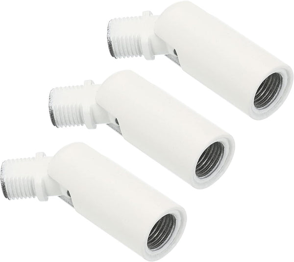 PATIKIL Sloped Ceiling Light Adapter, 3 Pack 180 Degree M10 Thread Chandeliers