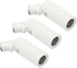 PATIKIL Sloped Ceiling Light Adapter, 3 Pack 180 Degree M10 Thread Chandeliers
