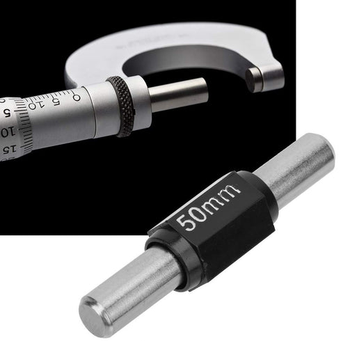 Standard Caliper Calibration Block, Stainless Steel Outside Micrometer Reference Rod Gauge Accessories (50mm / 1.97in)