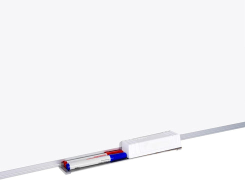 MasterVision Whiteboard Earth, Melamine Dry Erase Board, 18" x 24", Double Sided with Aluminum Frame