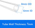 6mm 8mm (16.4 Quickun Pure Silicone Tubing, ID x OD High Temp Food Grade Tube Pure Silicone Hose Tube for Home Brewing
