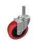 MySit 4 Pack Creeper Wheels, 2.5 Inch Heavy Duty Swivel Caster Wheel for Service Cart Stool