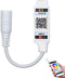 TOPXCDZ Mini RGB Bluetooth Controller DC 5V 12V 24V White Music BT Smart