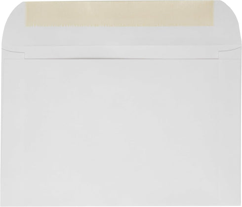 LUXPaper 6 x 9 Full Face Window Envelopes | Bright White | 28lb. Text | 50 Qty