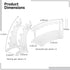 Deskium Set 10 6 Acrylic Pen Stand - Pieces With Slots For Desk, Makeup Brushes, Stationery