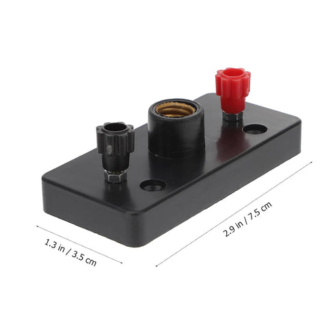 10pcs Small Screw Lamp Holder Physical Lamp Base Lamp Bases Physics Lab Equipment Bulb Base Physics Laboratory Equipment Dc Primary School Experiment Equipment Plastic