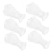 6pcs Graduated Laboratory Flask Set, 100ml Plastic Conical Erlenmeyer Flask for Chemistry Experiments