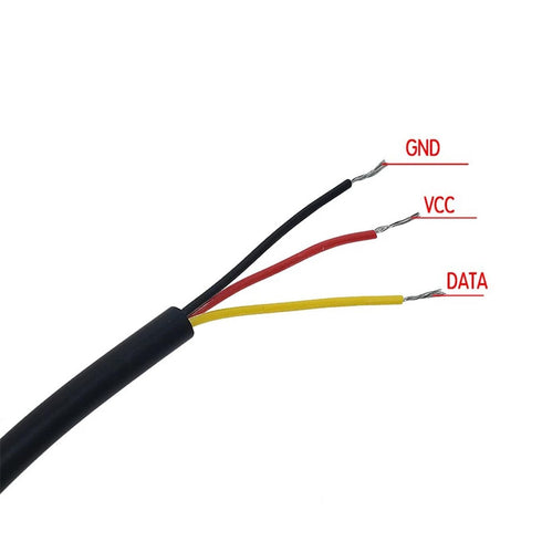 Lmuwecno DS18B20 1 1 Waterproof Temperature Sensor Probe Moudle Kit Stainless Steel Probe for Raspberry Pi, pcs, Meter