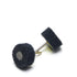 Utoolmart 4Pcs 6mm Shank 2 Inch Dia 800 Grits Cylindrical Head Nylon Fibre Abrasive Flap Wheel Grey