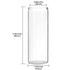 24PCS 40ml Glass Test Tubes with Cork Stoppers, 30 x 80mm Liquid Sample Vial for Bath Salt, Candy Storage