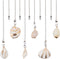 CRASPIRE 6 Style Seashell Ceiling Fan Pull Chain Extender Charm Pendant Ocean