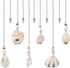CRASPIRE 6 Style Seashell Ceiling Fan Pull Chain Extender Charm Pendant Ocean